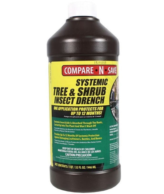 Compare-N-Save Systemic Tree & Shrub Insect Drench (1 Quart/ 32 FL OZ/ 946 ML)