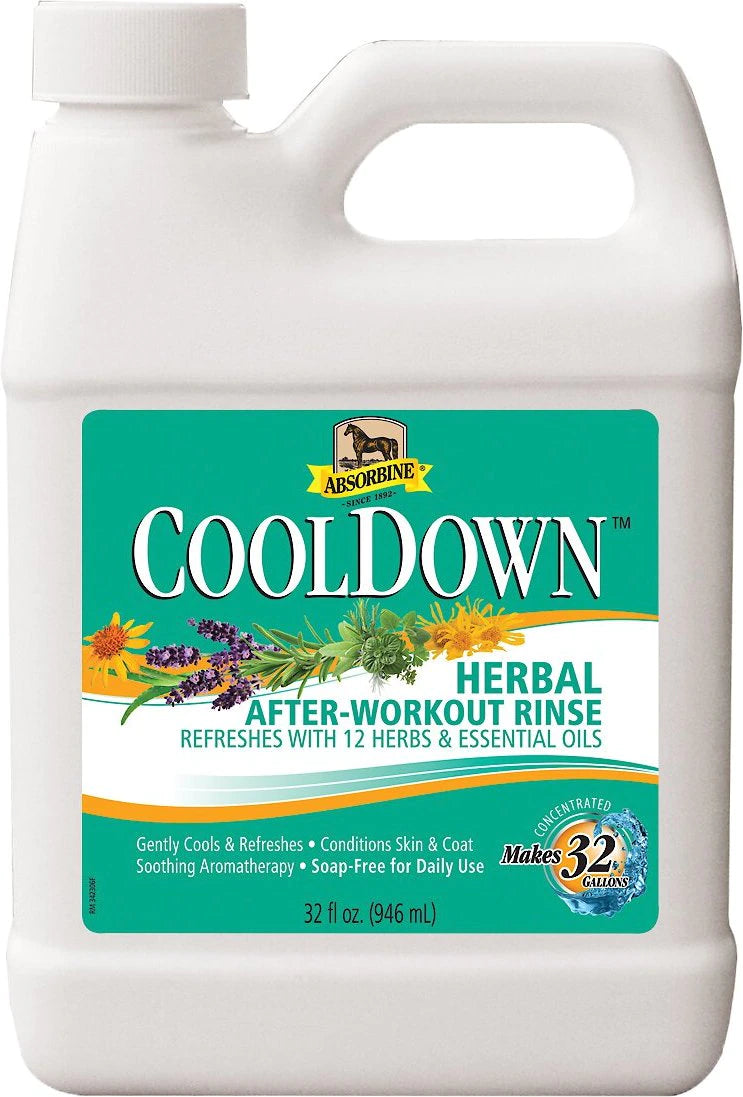 Absorbine Cooldown Herbal After-Workout Sore Muscle Horse Rinse, 32-oz jug