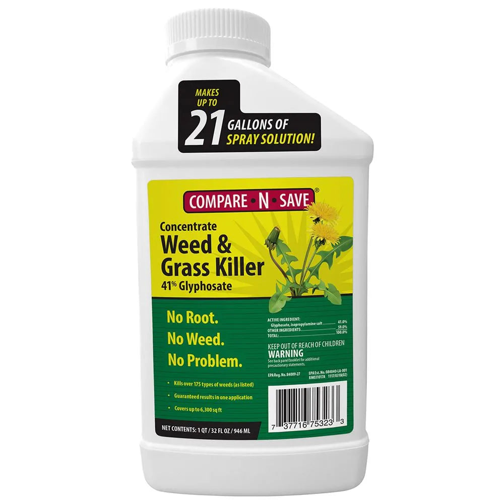 Compare-N-Save Concentrate Grass & Weed Killer (1 Quart/32 FL OZ/946 ML)