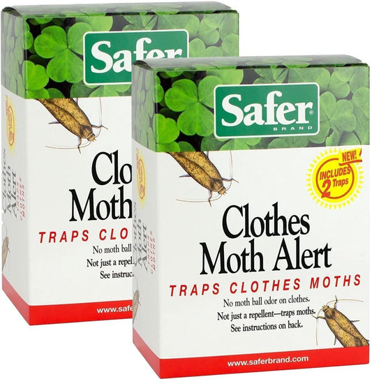 Safer 07270 Clothes Moth Alert (4 Traps)   2 PACK