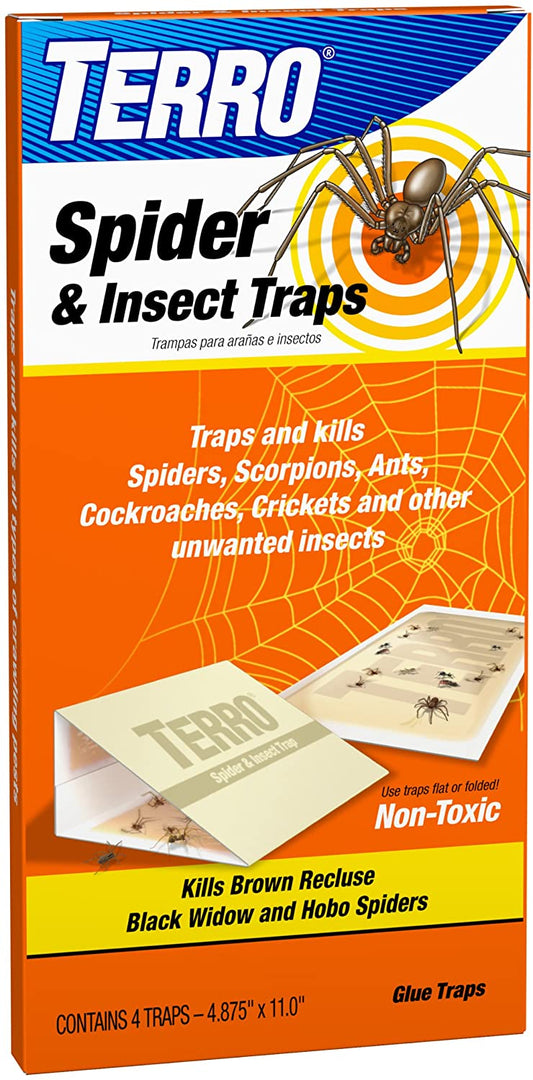 TERRO T3200 Spider & Insect Trap - 4 traps (not available for sale in NM)