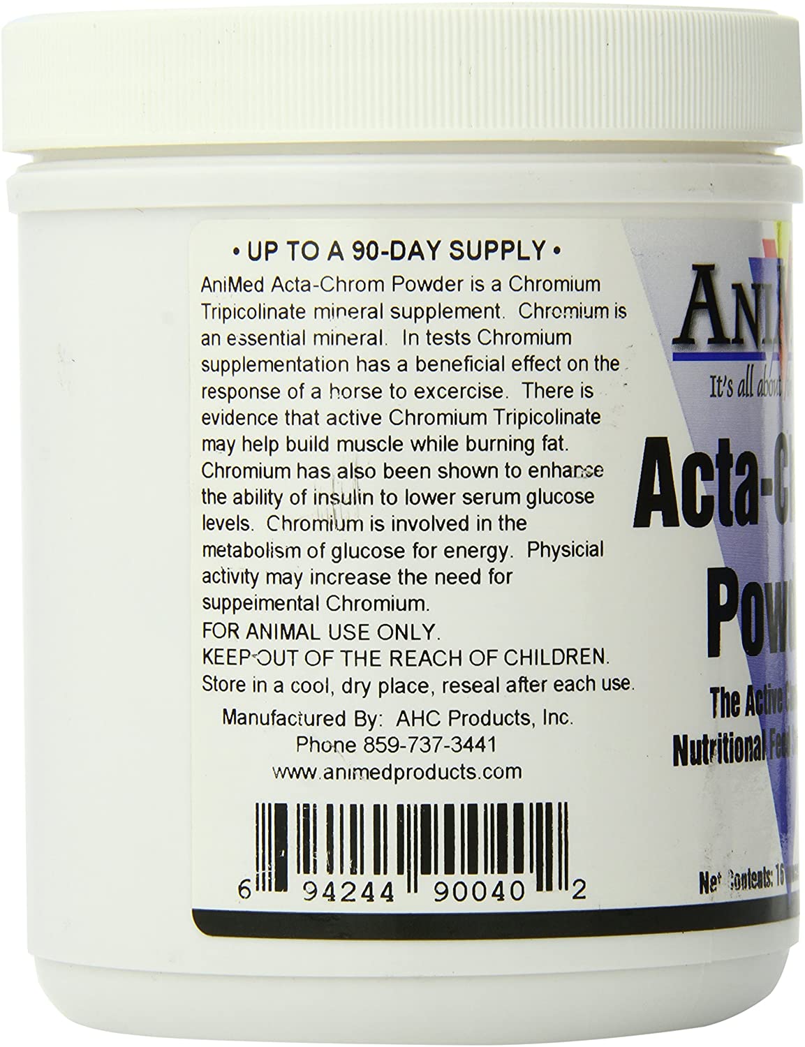 AniMed Acta-Chrom Powder Supplement for Horses 16-Ounce