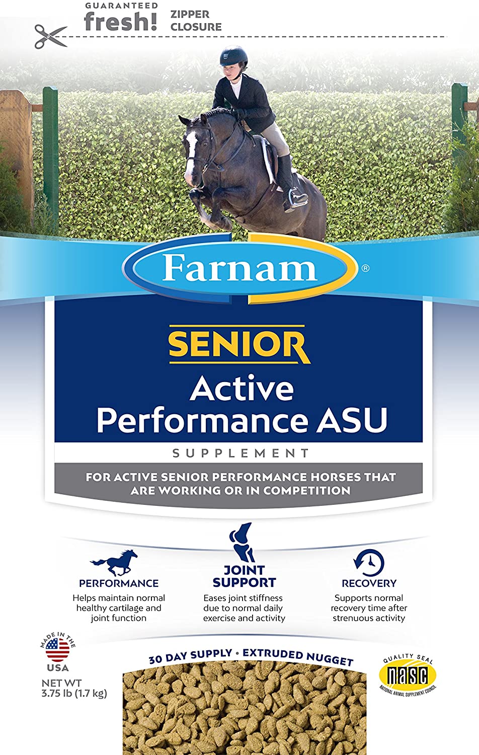 Farnam/Vpl Central Life Sciences Senior Active Performance ASU Supplement 3.75 lbs.