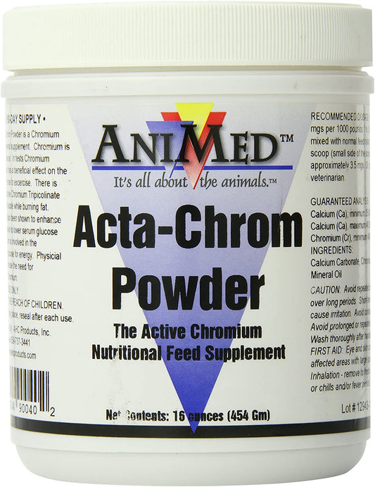 AniMed Acta-Chrom Powder Supplement for Horses 16-Ounce