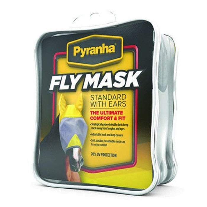 Pyranha Fly Mask (Standard With Ears) Warmblood